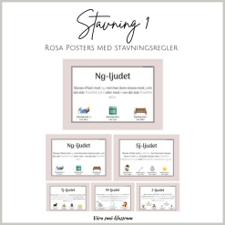 Stavningsregler 1 - rosa