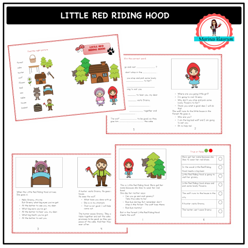 Little Red Riding Hood - story book