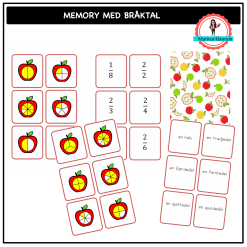 Memory med bråktal