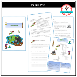 Peter Pan - worksheets to a classic story