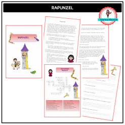Rapunzel - worksheets to a classic story