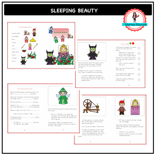 Sleeping beauty - story book