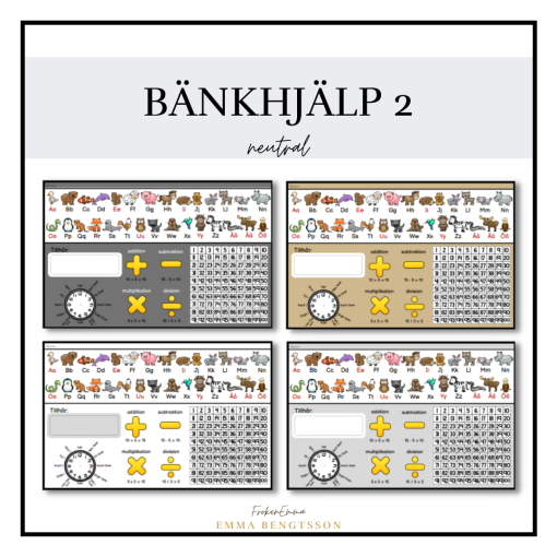 Bänkhjälp 2 - neutral