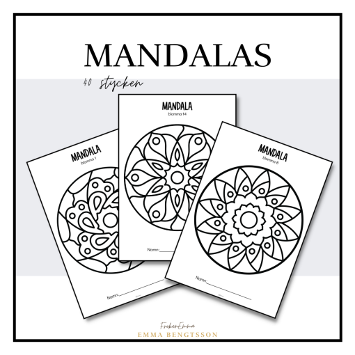 Mandalas - olika teman