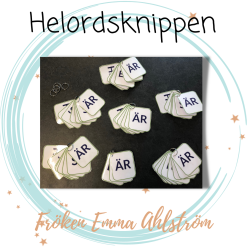 HELORD - Arbetsblad + stödknippe