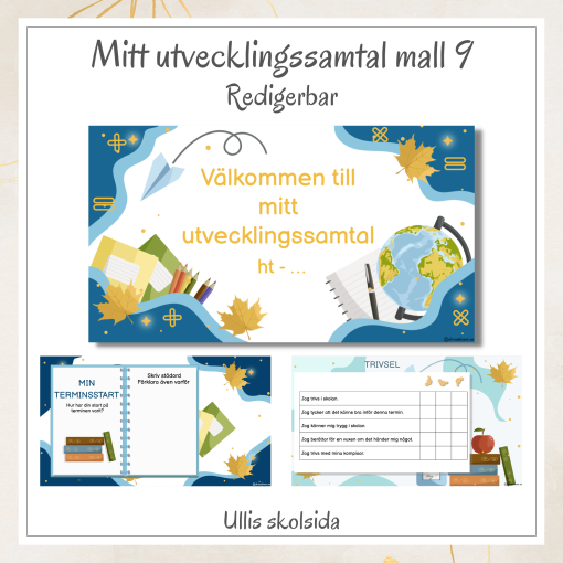 Mitt utvecklingssamtal mall 9 – redigerbar