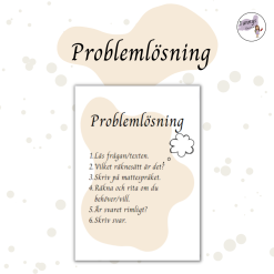 Poster problemlösning