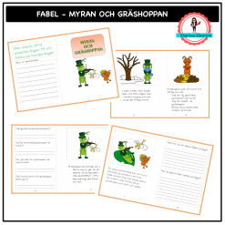 Fabel - Myran och gräshoppan
