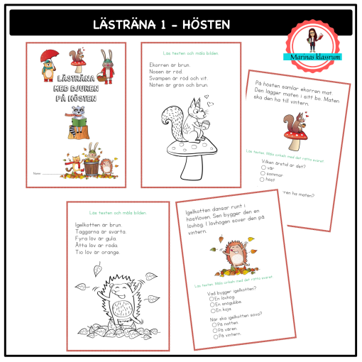 Lästräna nivå 1 - hösten