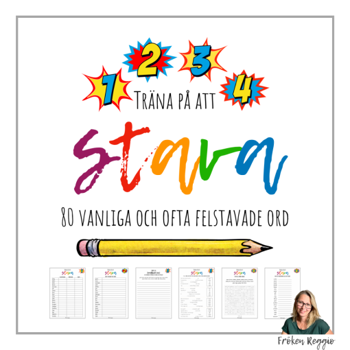 Träna på att stava svårstavade ord 1-4