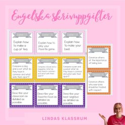 Engelska tal och skrivuppgifter
