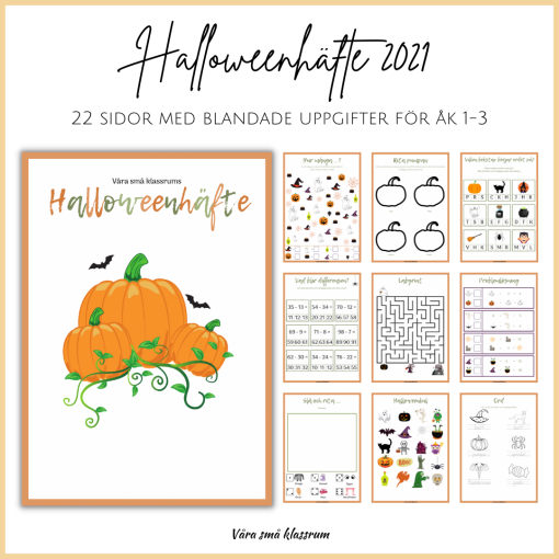 Halloweenhäfte 2021 - lågstadiet