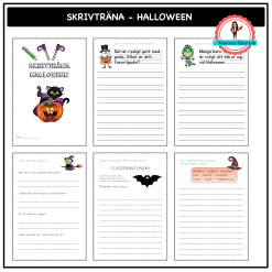 Skrivträna - Halloween