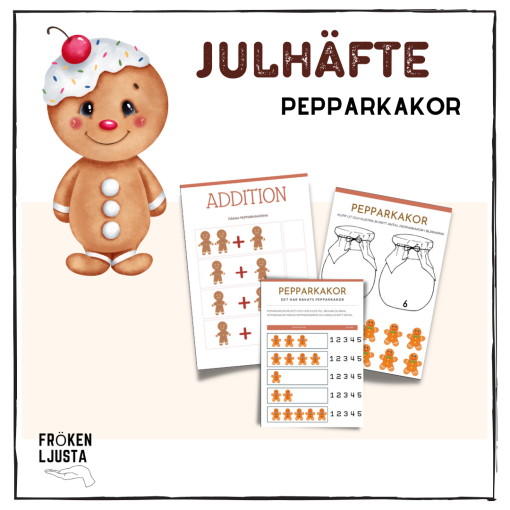 Julhäfte pepparkakor