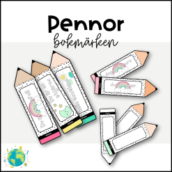 Bokmärken - Pennor