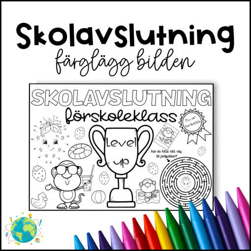 Måla Skolavslutning - Förskoleklass