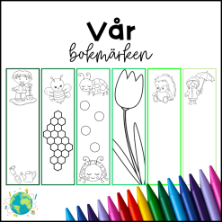 Bokmärken - Måla Vår