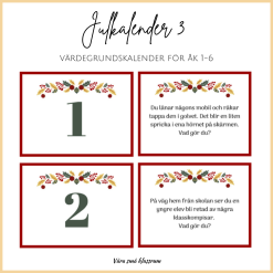 Julkalender 3 - värdegrundskalender