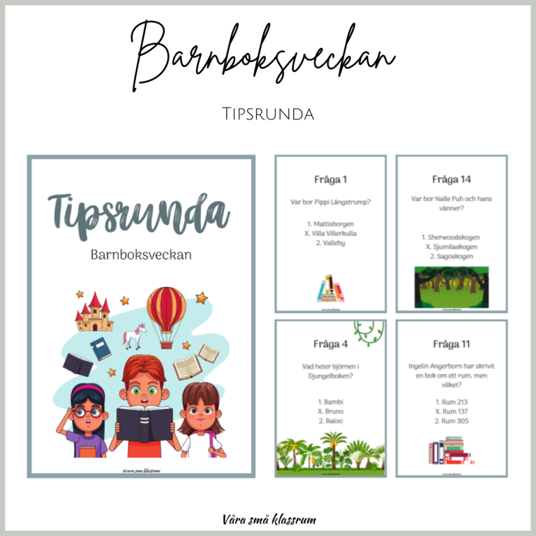 Barnboksveckan tipsrunda Teach Academy