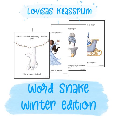 Word snake - Winter edition