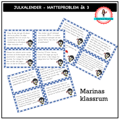 Julkalender - matteproblem åk 3