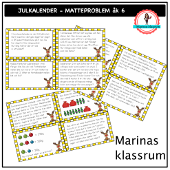 Julkalender - matteproblem åk 6