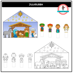 Julkrubba 2 - julpyssel
