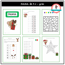 Julkul åk F-1 - grön