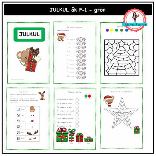 Julkul åk F-1 - grön