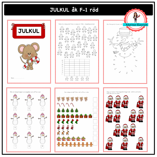 Julkul åk F-1 - röd