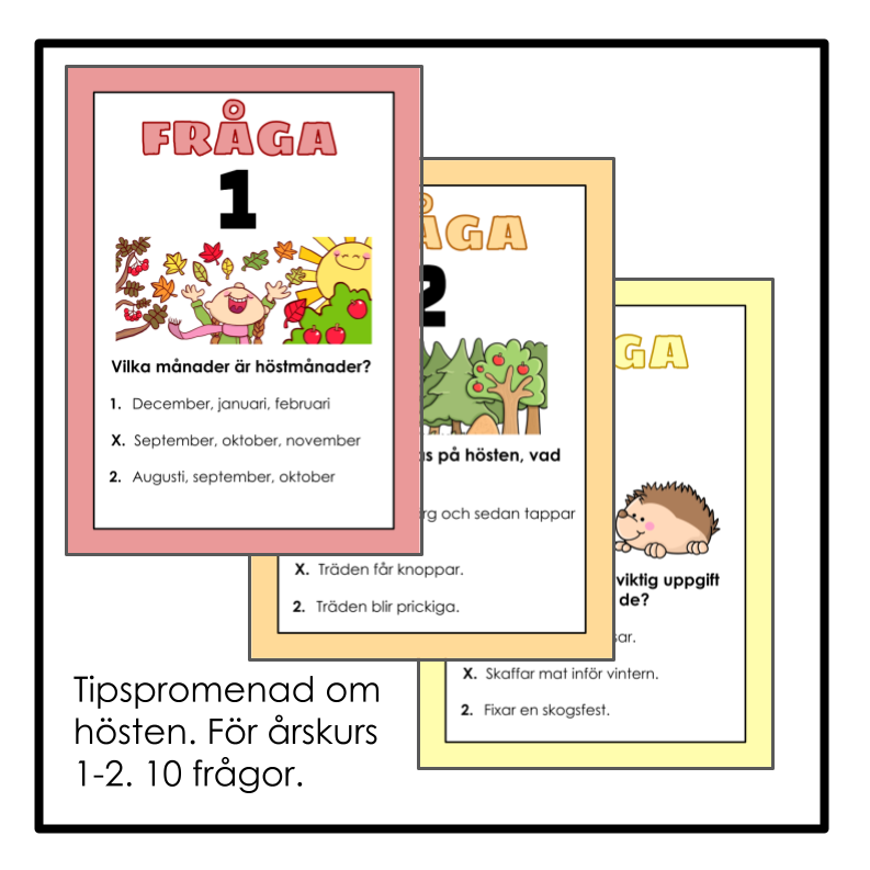 Tipspromenad Frågor