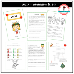 Lucia arbetshäfte - åk 2-3