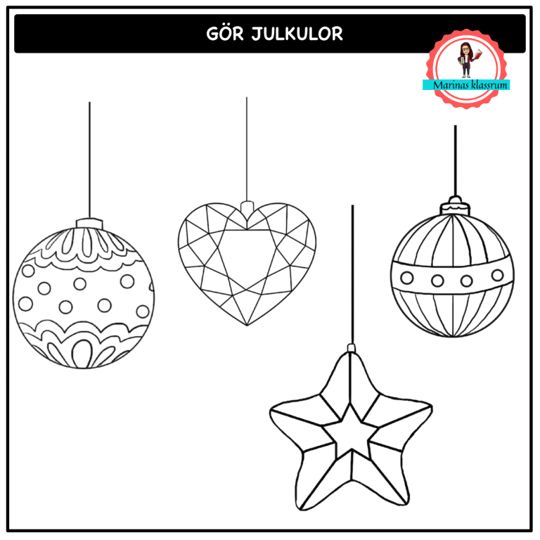 Julgranskulor Pyssel 2025 Rey Alfreda