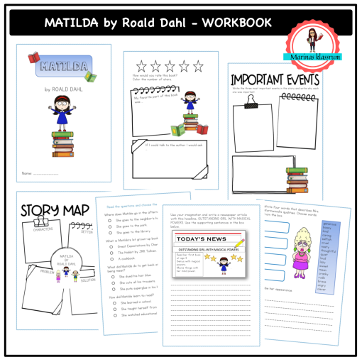 Matilda av Roald Dahl - workbook