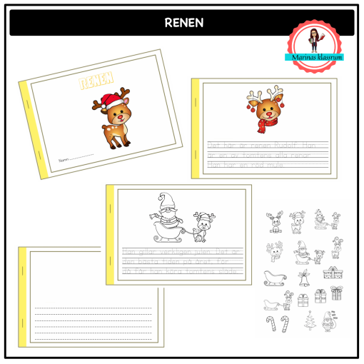Små böcker - renen