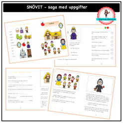 Snövit - en saga med uppgifter