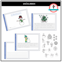 Små böcker - snögubben