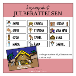 Julberättelsen begreppskort