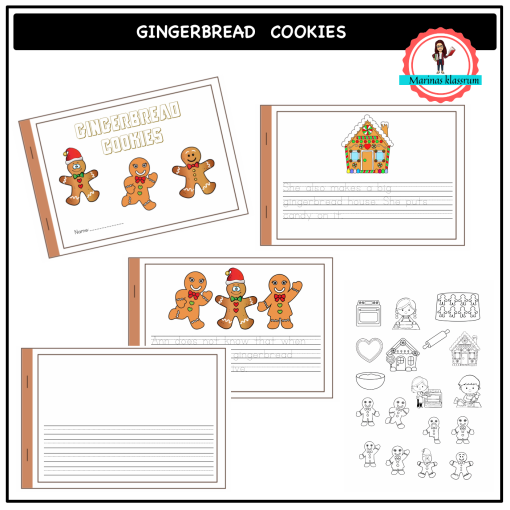 A mini book - The Gingerbread cookies