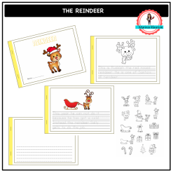 A mini book - The reindeer