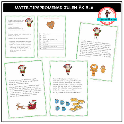 Matte-tipspromenad JULEN åk 5-6