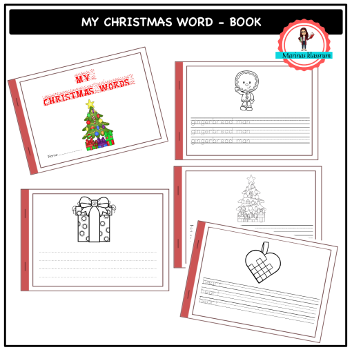 My Christmas - word book