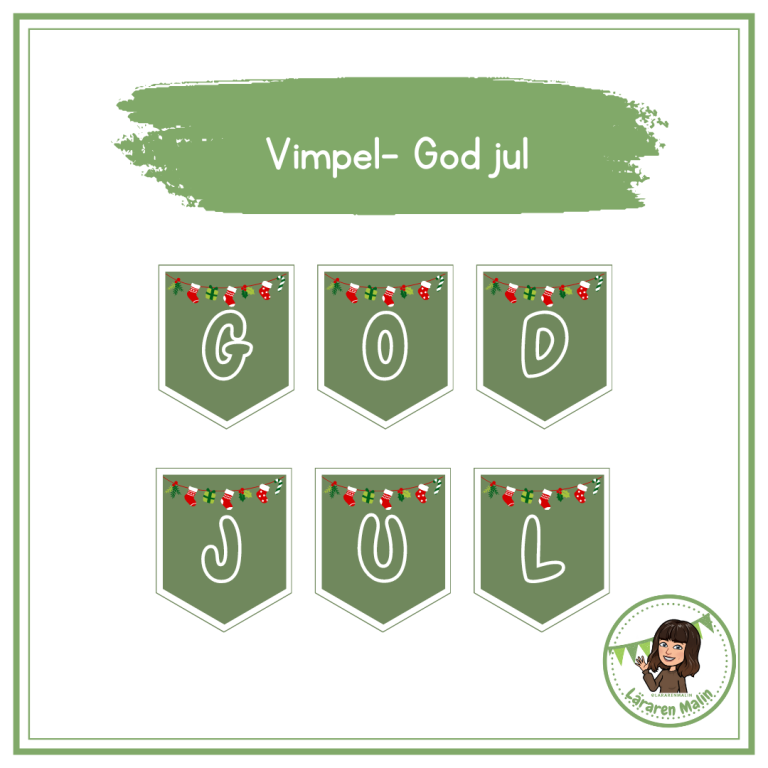 Vimpel God jul Teach Academy