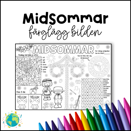 Måla Midsommar