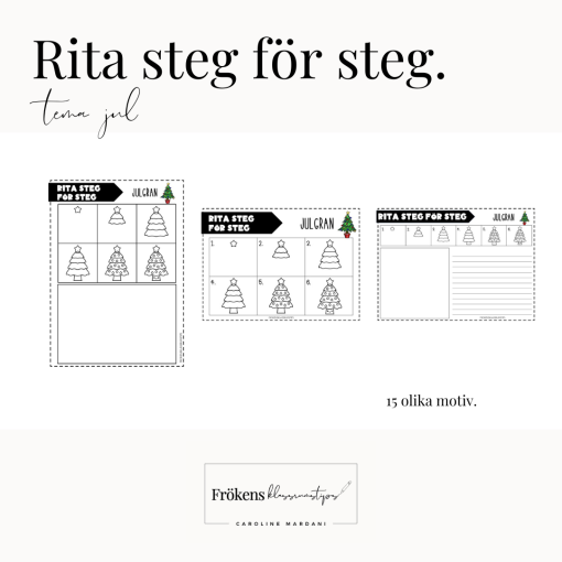 Rita steg för steg - Tema jul