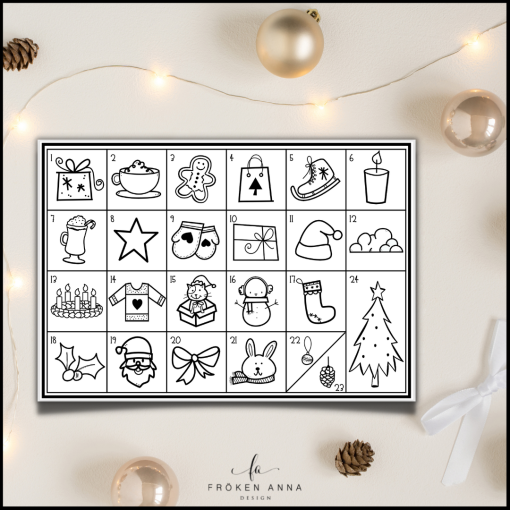 Julkalender: Färglägg julen