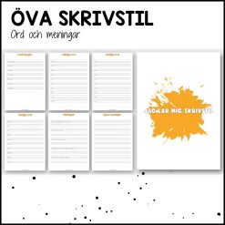 Jag lär mig skrivstil