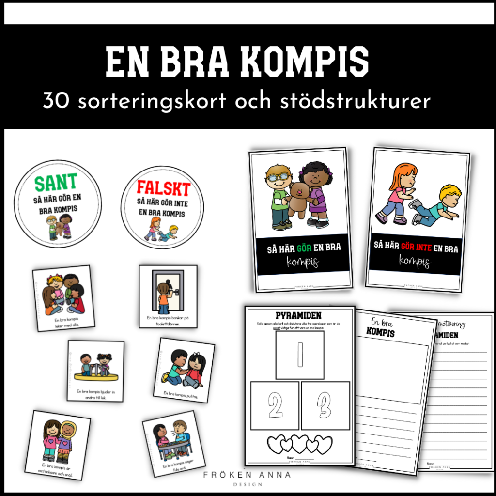 Materialpaket En bra kompis / värdegrund Teach Academy