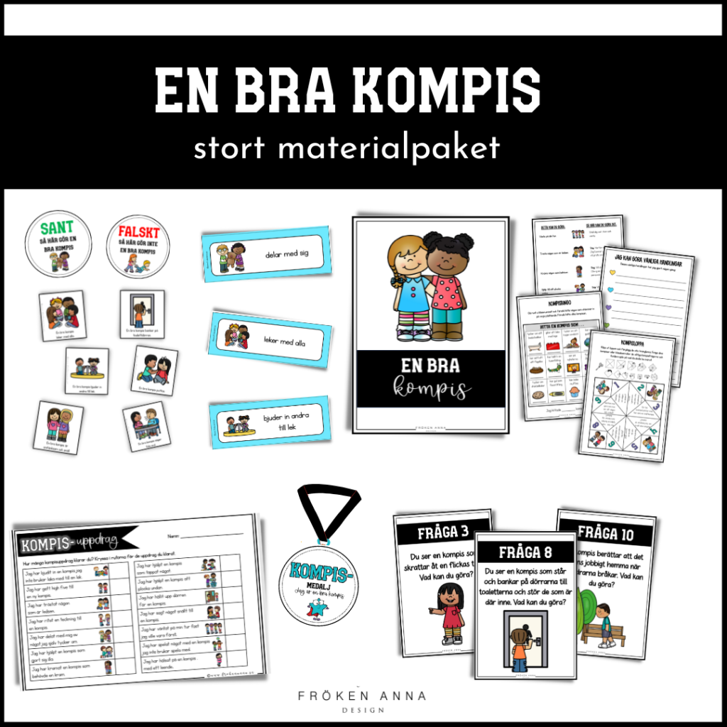 Materialpaket En bra kompis / värdegrund Teach Academy