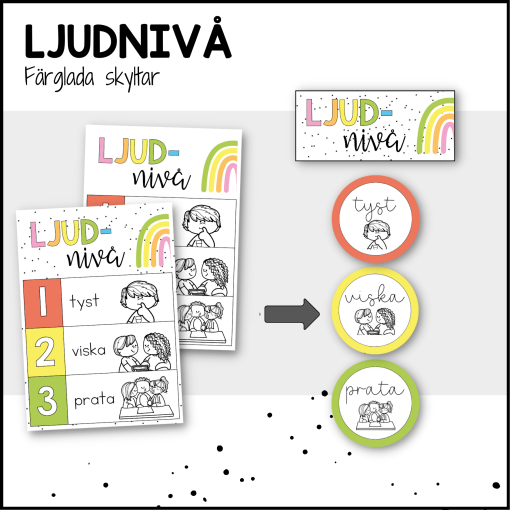 COLOR: ljudnivå